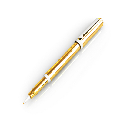 Gold corporate pen design